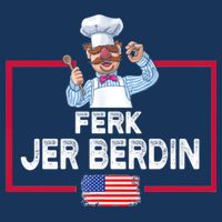 Ferk Jer Berdin Usa American Flag Cooling Performance Crew T-Shirt