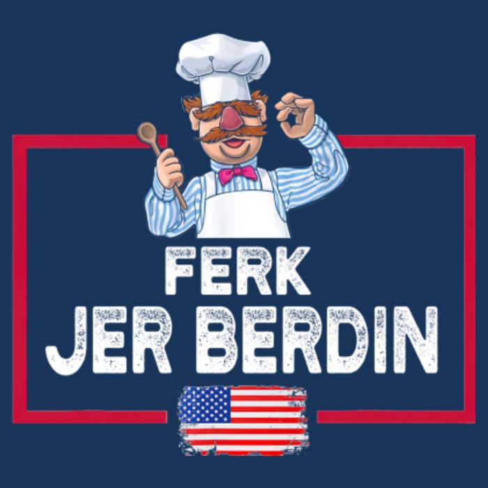 Ferk Jer Berdin Usa American Flag Cooling Performance Crew T-Shirt