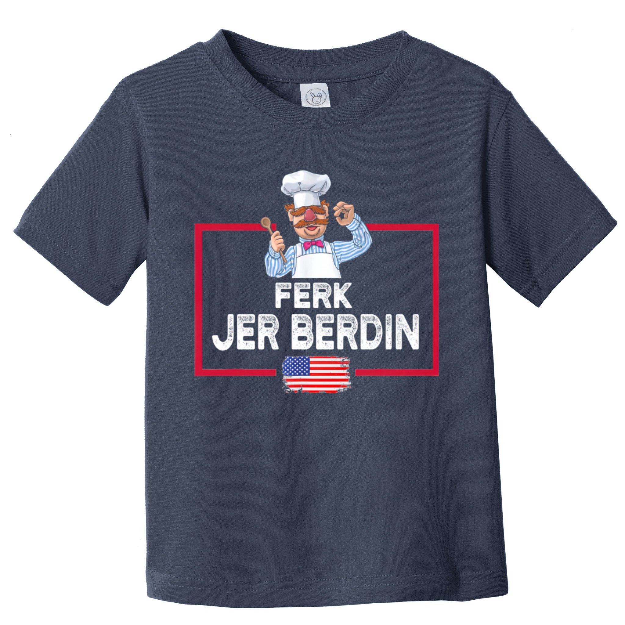 Ferk Jer Berdin Usa American Flag Toddler T-Shirt