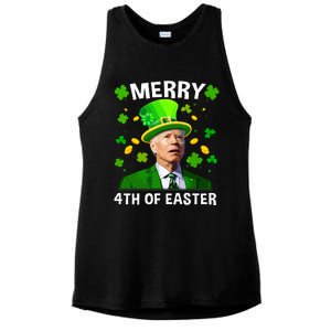 Funny Joe Biden St Patricks Day Merry 4th Of Easter Ladies PosiCharge Tri-Blend Wicking Tank