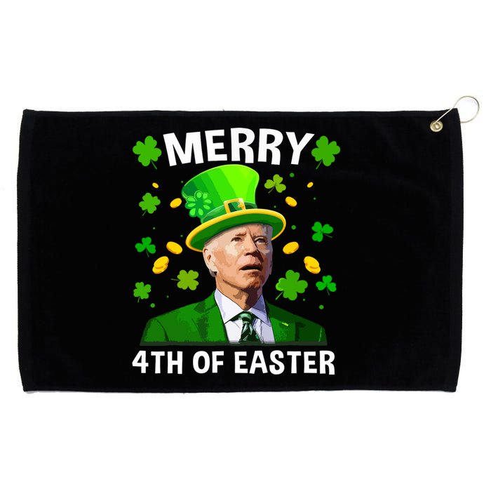 Funny Joe Biden St Patricks Day Merry 4th Of Easter Grommeted Golf Towel