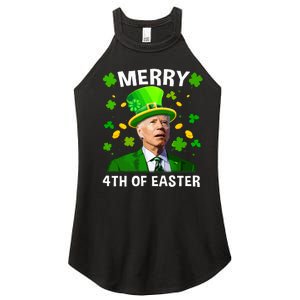 Funny Joe Biden St Patricks Day Merry 4th Of Easter Women's Perfect Tri Rocker Tank