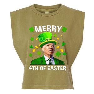 Funny Joe Biden St Patricks Day Merry 4th Of Easter Garment-Dyed Women's Muscle Tee