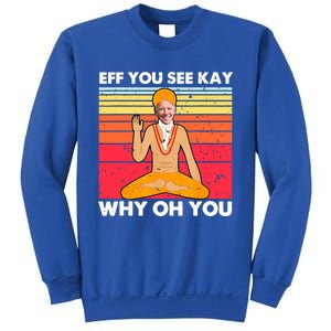 Funny Joe Biden Yoga Eff You See Kay Meditation Anti Biden Great Gift Sweatshirt