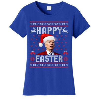 Funny Joe Biden Happy Easter Ugly Christmas Sweater Gift Women's T-Shirt