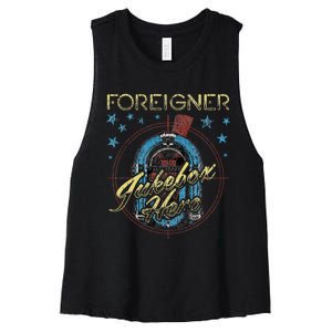 F.O.R.E.I.G.N.E.R Juke Box Hero Women's Racerback Cropped Tank