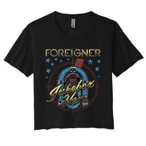 F.O.R.E.I.G.N.E.R Juke Box Hero Women's Crop Top Tee