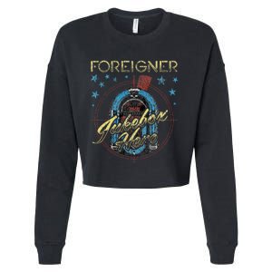 F.O.R.E.I.G.N.E.R Juke Box Hero Cropped Pullover Crew