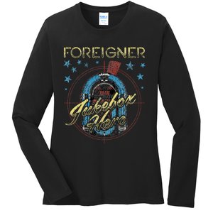 F.O.R.E.I.G.N.E.R Juke Box Hero Ladies Long Sleeve Shirt