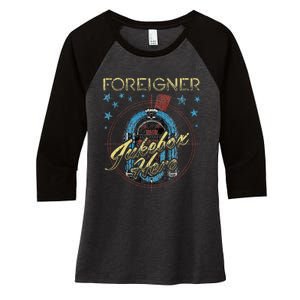 F.O.R.E.I.G.N.E.R Juke Box Hero Women's Tri-Blend 3/4-Sleeve Raglan Shirt