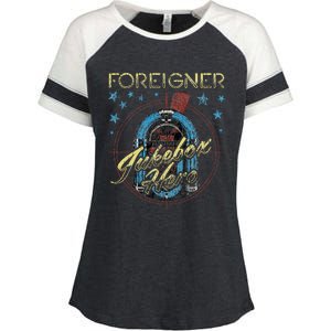 F.O.R.E.I.G.N.E.R Juke Box Hero Enza Ladies Jersey Colorblock Tee