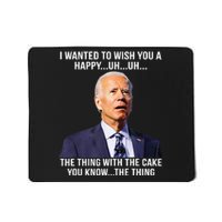 Funny Joe Biden Confused Happy Birthday You Know The Thing Mousepad