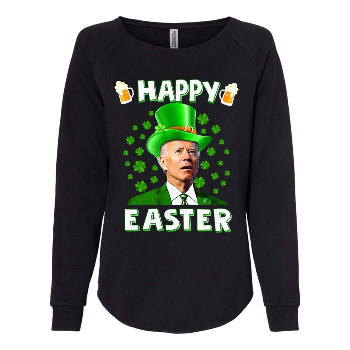 Funny Joe Biden Easter Confused St Patricks Day Womens California Wash Sweatshirt