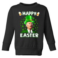 Funny Joe Biden Easter Confused St Patricks Day Toddler Sweatshirt