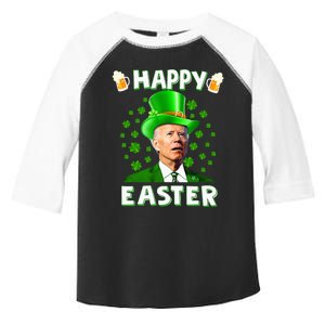 Funny Joe Biden Easter Confused St Patricks Day Toddler Fine Jersey T-Shirt