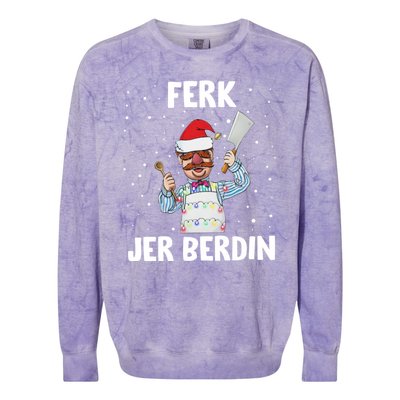 Ferk Jer Berdin Colorblast Crewneck Sweatshirt