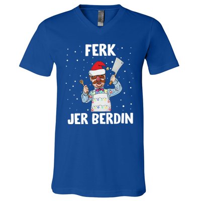 Ferk Jer Berdin V-Neck T-Shirt