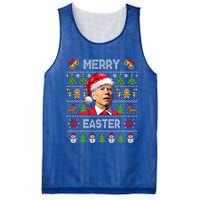 Funny Joe Biden Happy Easter Ugly Christmas Sweater Cute Gift Mesh Reversible Basketball Jersey Tank