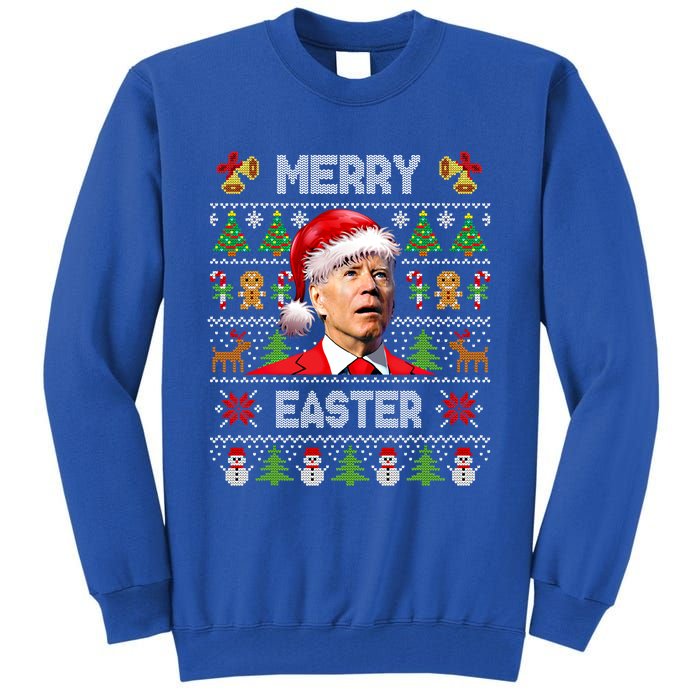 Funny Joe Biden Happy Easter Ugly Christmas Sweater Cute Gift Tall Sweatshirt