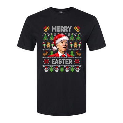 Funny Joe Biden Happy Easter Ugly Christmas Sweater Cute Gift Softstyle CVC T-Shirt