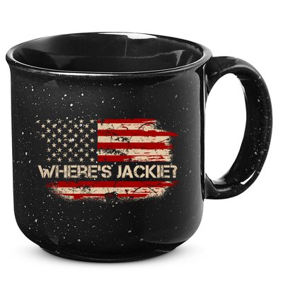 Funny Joe Biden Where's Jackie 15oz Campfire Ceramic Mug