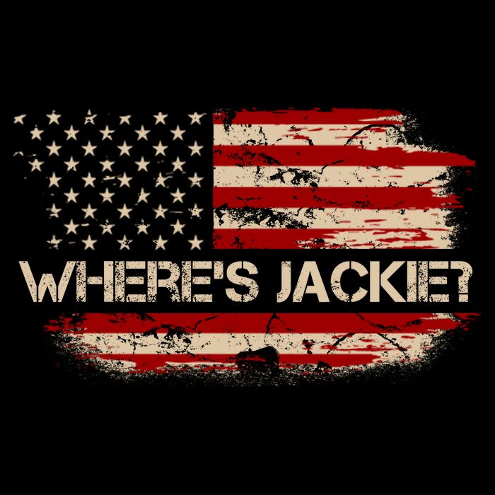 Funny Joe Biden Where's Jackie Cropped Pullover Crew