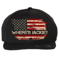 Funny Joe Biden Where's Jackie Wool Snapback Cap