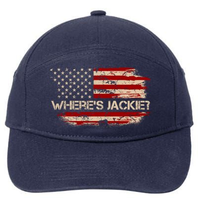 Funny Joe Biden Where's Jackie 7-Panel Snapback Hat