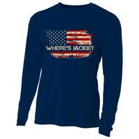 Funny Joe Biden Where's Jackie Cooling Performance Long Sleeve Crew
