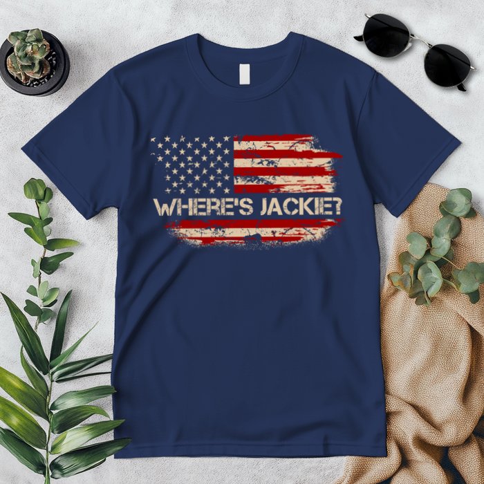 Funny Joe Biden Where's Jackie Premium T-Shirt