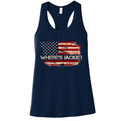 Funny Joe Biden Where's Jackie Womens Tank Top