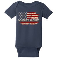 Funny Joe Biden Where's Jackie Baby Bodysuit