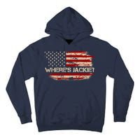 Funny Joe Biden Where's Jackie Tall Hoodie