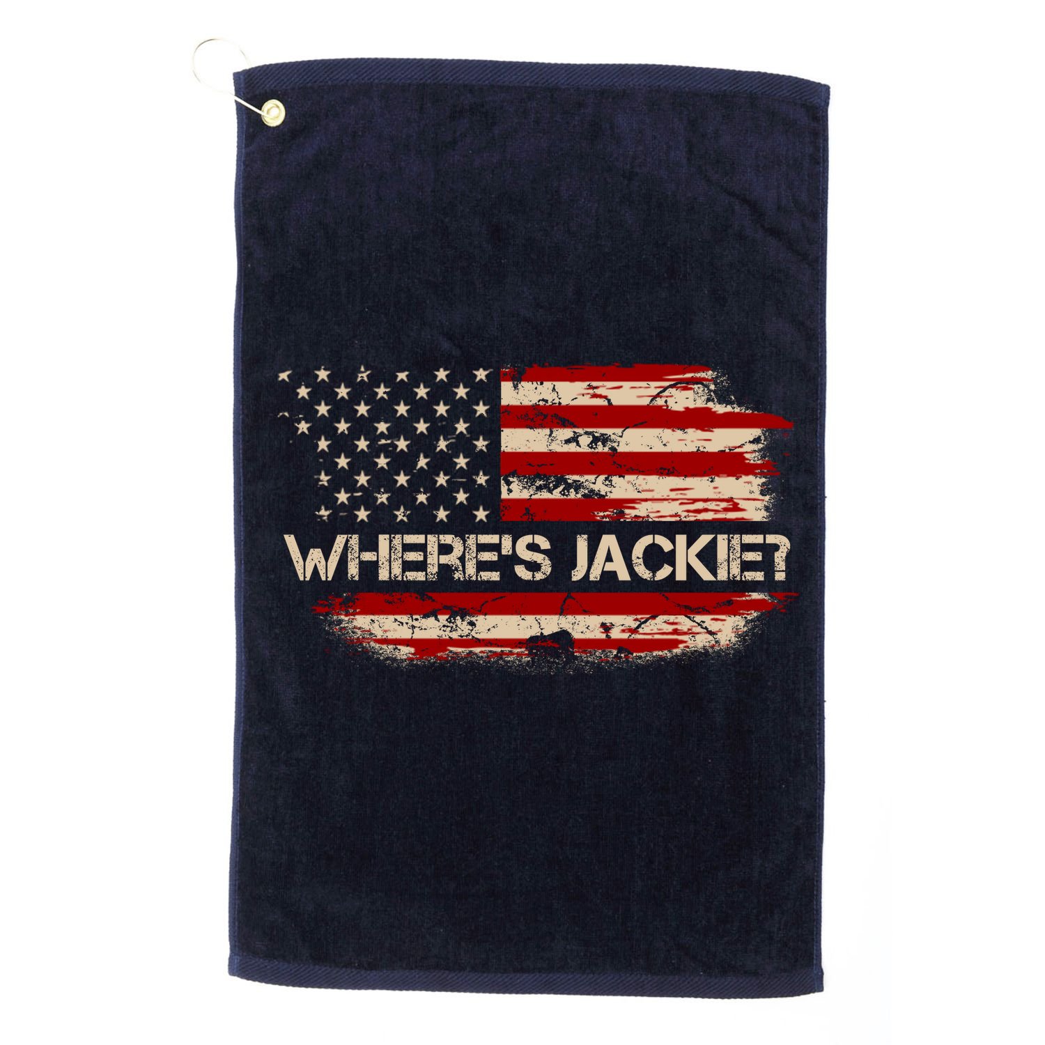 Funny Joe Biden Where's Jackie Golf Towel