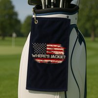 Funny Joe Biden Where's Jackie Golf Towel