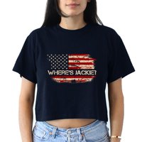 Funny Joe Biden Where's Jackie Crop Top