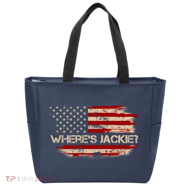 Funny Joe Biden Where's Jackie Zip Tote Bag
