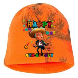 Funny Joe Biden Happy 4th Of July Surprise Cinco De Mayo Kati - Camo Knit Beanie