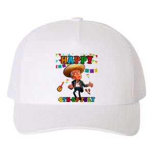 Funny Joe Biden Happy 4th Of July Surprise Cinco De Mayo Yupoong Adult 5-Panel Trucker Hat