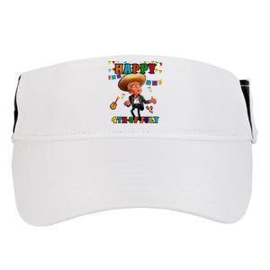 Funny Joe Biden Happy 4th Of July Surprise Cinco De Mayo Adult Drive Performance Visor