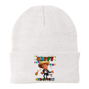 Funny Joe Biden Happy 4th Of July Surprise Cinco De Mayo Knit Cap Winter Beanie