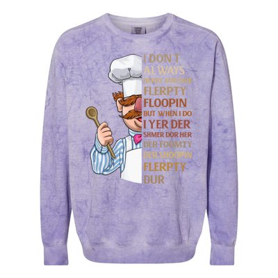 Ferk Jer Berdin Shirt Funny Quote Colorblast Crewneck Sweatshirt