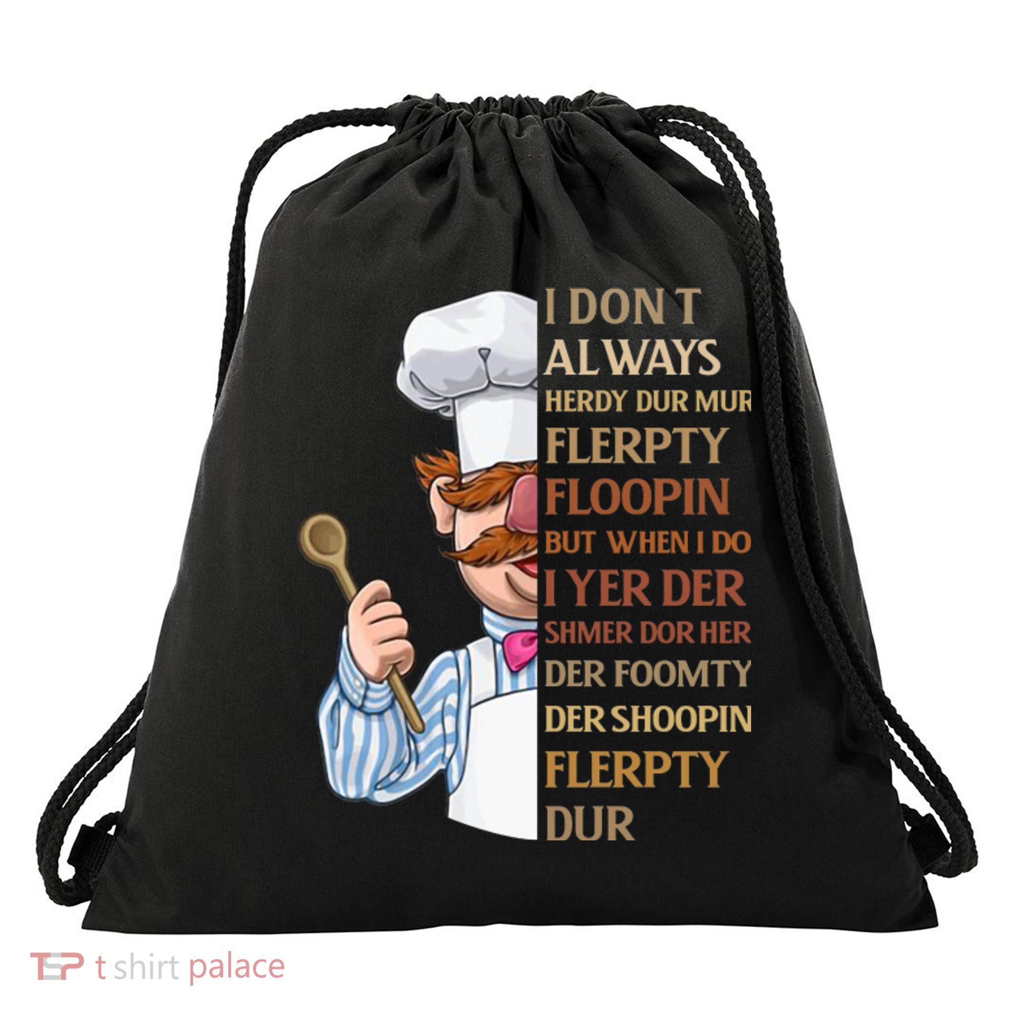 Ferk Jer Berdin Shirt Funny Quote Drawstring Bag