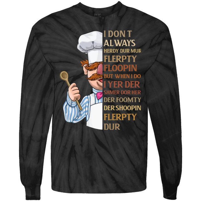 Ferk Jer Berdin Shirt Funny Quote Tie-Dye Long Sleeve Shirt