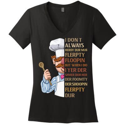 Ferk Jer Berdin Shirt Funny Quote Women's V-Neck T-Shirt