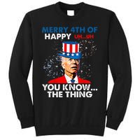 Funny Joe Biden Merry 4th Of You Know..The Thing 4th Of July Sweatshirt