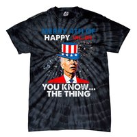 Funny Joe Biden Merry 4th Of You Know..The Thing 4th Of July Tie-Dye T-Shirt