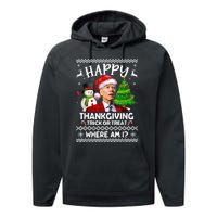 Funny Joe Biden Happy Easter Ugly Christmas Sweater Anti Performance Fleece Hoodie