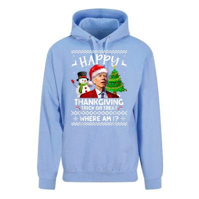 Funny Joe Biden Happy Easter Ugly Christmas Sweater Anti Unisex Surf Hoodie