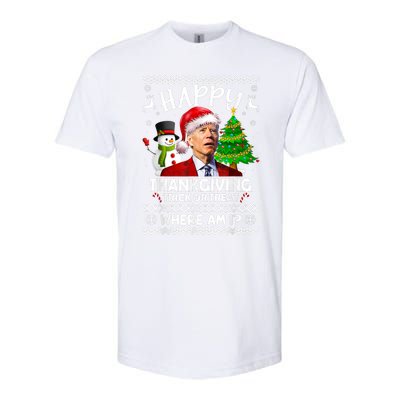 Funny Joe Biden Happy Easter Ugly Christmas Sweater Anti Softstyle CVC T-Shirt